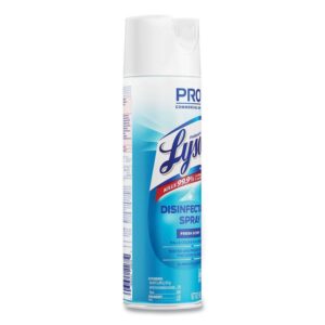 Disinfectant Spray, Fresh Scent, 19 oz Aerosol Spray, 12/Carton