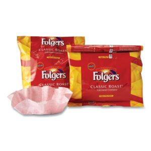 Coffee Filter Packs, Classic Roast, .9 oz, 10 Filters/Pack, 4 Packs/Carton