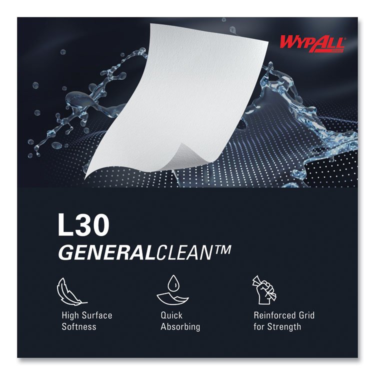 L30 Towels, 11 x 10.4, White, 70 Sheets/Roll - Image 10