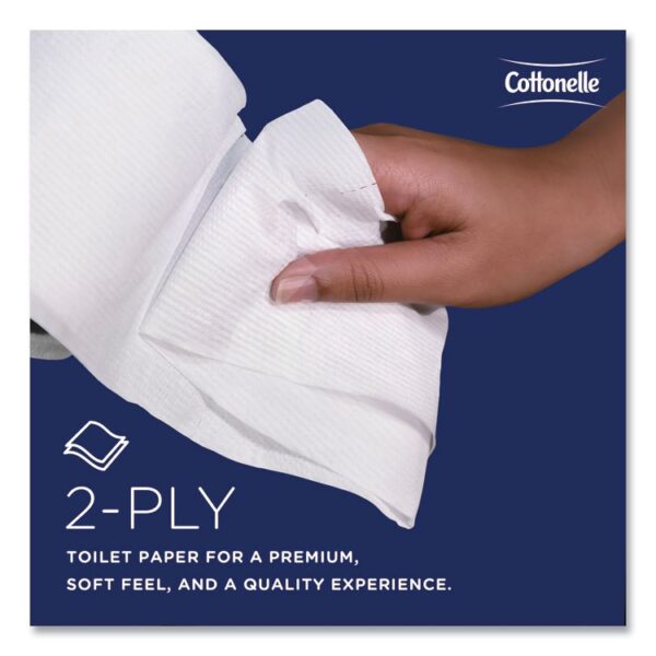2-Ply Bathroom Tissue for Business, Septic Safe, White, 451 Sheets/Roll, 60 Rolls/Carton - Image 6