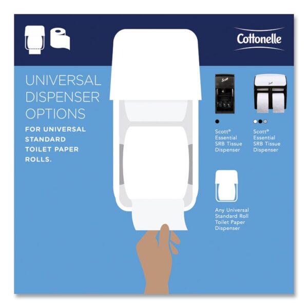 2-Ply Bathroom Tissue for Business, Septic Safe, White, 451 Sheets/Roll, 60 Rolls/Carton - Image 9