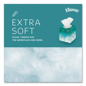 Boutique White Facial Tissue for Business, Pop-Up Box, 2-Ply, 95 Sheets/Box, 6 Boxes/Pack