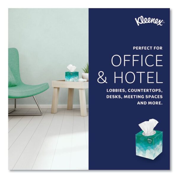 Boutique White Facial Tissue for Business, Pop-Up Box, 2-Ply, 95 Sheets/Box, 6 Boxes/Pack - Image 6