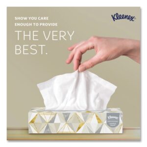White Facial Tissue for Business, 2-Ply, White, Pop-Up Box, 125 Sheets/Box, 48 Boxes/Carton