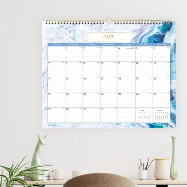 Blue Sky® Gemma Academic Wall Calendar
