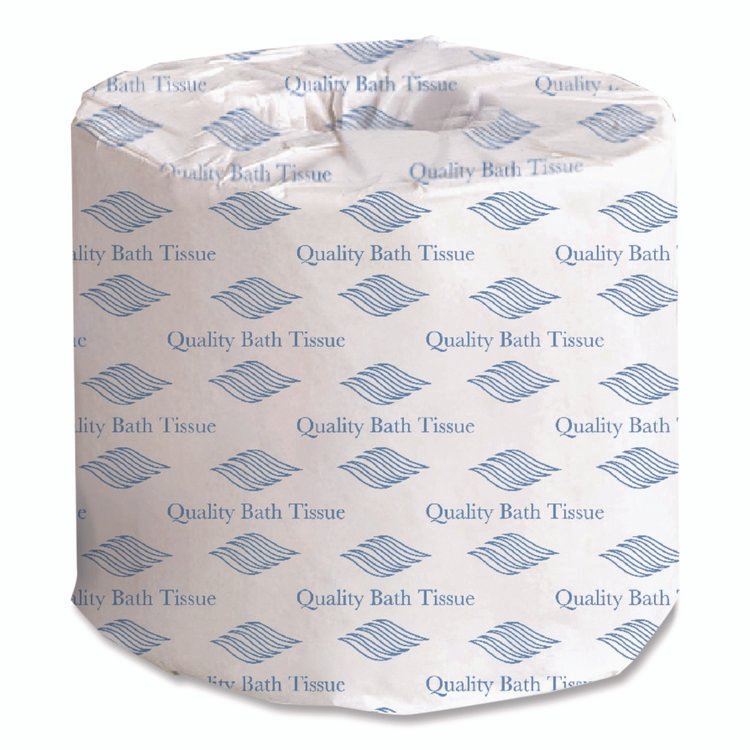Standard Bath Tissue, 2-Ply, White, 4 x 3, 400 Sheets/Roll, 96 Rolls/Carton - Image 4