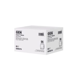 Standard Bath Tissue, White, 2-Ply, 4 x 3, 500 Sheets/Roll, 96 Rolls/Carton